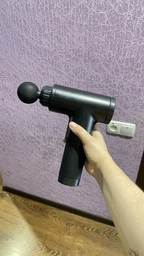 Ручной перкуссионный аккумуляторный массажный пистолет Fascial Gun фото от покупателей 3