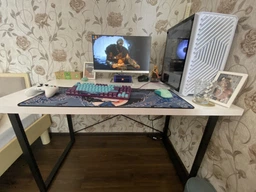 Компьютерный стол Ferrum-decor Дейв 75x140x70 черный ДСП Дуб Сан-Марино 32мм фото от покупателей 5