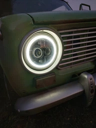 Світлодіодна фара AllLight JR-4-45W 3chip CREE ближнє+дальнє (DRL+поворот) НИВА, ВАЗ, ГАЗ, УАЗ, JEEP, VW фото от покупателей 3