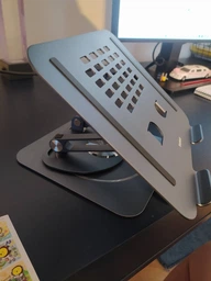 Підставка для ноутбука Baseus UltraStable Pro Series Rotatable and Foldable Laptop Stand (Three-Fold Version) B10059900811-01 Grey