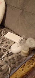 Молоковідсмоктувач електричний потужний портативний тихий подвійний USB DKWAY ABP білий