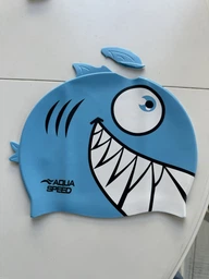 Шапочка для плавания Aqua Speed ZOO Pirana Пиранья детская Желтый OSFM (246-18)