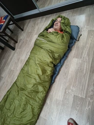 Надувной туристический коврик каремат с подушкой Eagle Rock 40DNylon TPU 188х58х6 см Серый (NAD00312) фото от покупателей 7