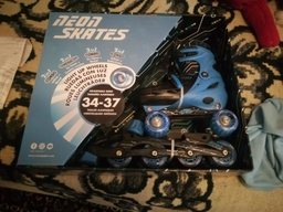 Роликовые коньки Neon Combo Skates Синие 30-33 (NT09B4)
