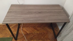 Компьютерный стол Ferrum-decor Майк 75x140x60 черный ДСП Белое 16мм фото от покупателей 3