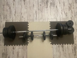 Мат-пазл Hop-Sport EVA 1см HS-A010PM 4 части бежево-коричневый маты для фитнеса татами