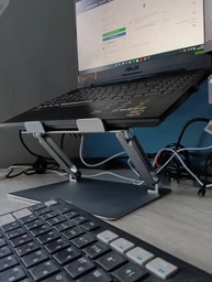 Охлаждающая подставка для ноутбука OfficePro LS121G Aluminum alloy Gray