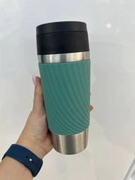 Термокружка Tefal Travel Mug Classic Twist 0.36 л Коралловая (N2024410) фото от покупателей 1