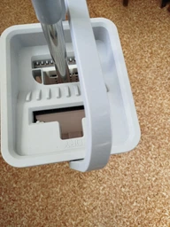 Швабра з відром комплект Scratch Cleaning Easy Mop з автоматичним віджиманням і складною ручкою фото від покупців 1