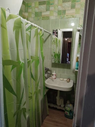 Шторка - занавеска для ванной Мій Дім Green Bamboo 180х180 cм NJ10109 фото от покупателей 2