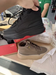Женские демисезонные ботинки кожаные высокие Puma Mayra 39231602 37.5 (4.5UK) 23.5 см Puma Black-Puma Black-Strong Gray (4099683252949) фото от покупателей 8