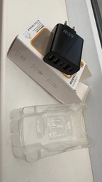 Сетевое зарядное устройство PD 65W быстрая зарядка Quick Charge 3.0 USB Type-C блок швидкої зарядки для Apple iPhone iPad Samsung Xiaomi юсб адаптер питания для айфона телефона планшета Чорный LEXEGO F102-B фото от покупателей 18