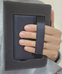 Чехол PocketBook 628 Touch Lux 5 черный с ремешком для руки и подставкой черный – обложка на Покетбук (7706797)