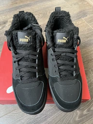 Кеди Puma Skye Demi Teddy Black/Black/Team Gold р 9/40/25.8см