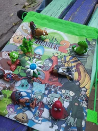 Игровой набор Plants vs Zombies F2 10 Героев фигурок (Растения против зомби)