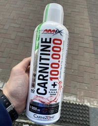 Жироспалювач Carnitine 100.000, 1 л Зелене яблуко AMIX 000288755