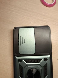 Ударостійкий чохол Camshield Serge Ring для Xiaomi Poco X6 Pro Чорний фото от покупателей 2