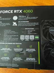 Видеокарта MSI GeForce RTX 4060 VENTUS 2X BLACK 8G OC фото от покупателей 11