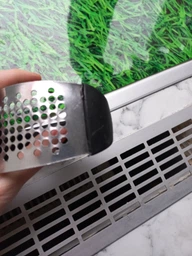 Пресс для чеснока , измельчитель Garlic Press из нержавеющей стали с пластиковой ручкой фото от покупателей 1