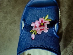 Домашні тапочки Sweet Slippers 37р джинс Сакура відкриті фото від покупців 1