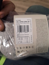 Набор детских носков хлопковых 3 пары Adidas C Spw Crw IC1323 S 19-21 р Разноцветный (4066746348741)