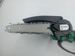 Аккумуляторная пила для KOBZA 21V с 2 аккумуляторами (6 дюймов шина, 2 цепи, очки, перчатки, пластиковый кейс, зеленая) фото от покупателей 7