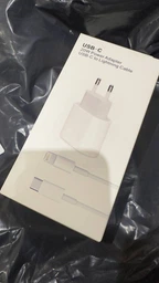 Быстрая зарядка для айфон айпад Apple iPhone 8 X 11 12 13 14 Pro Max Plus Комплект быстрой зарядки Сетевое зарядное устройство Блок USB C 20W Power Adapter и Кабель зарядки тайпси лайтнинг USB Type C Lightning 80 см LEXEGO FHK-20W фото от покупателей 9