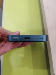 Power Bank Gelius Nexus Magnetic Wireless Charge 15W GP-PBW100i 5000mAh (Черный / Синий) фото от покупателей 6