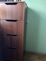 Высокий комод Компанит комод-с Орех экко (410943285)