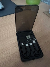 Кабель Type-C to Type-c 3A Essager перехідники Lightning / microUSB / Type-C швидке заряджання, передача данних, підставка для телефона (6 в 1)