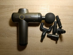 Перкуссионный массажный Пистолет на аккумуляторе Massage Gun для всего Тела с 6 Массажными Головками, 6 режимов, 18W (CG18) фото от покупателей 2