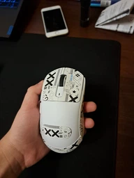 Беспроводная игровая мышь Attack Shark X3 PAW3395 26,000 DPI (Bluetooth/2.4G/USB-C, белая, 49 г)