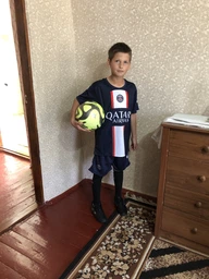 Форма футбольная детская MESSI 30 PSG 2023, 24 размер, 10 лет, 130-135 см, темно-синий-красный цвет фото от покупателей 3
