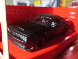 Автомодель Uni-Fortune DODGE CHALLENGER чорна, матова серія (554040М)