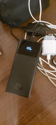 Повербанк с быстрой зарядкой Baseus Star-Lord Digital Display 20000mAh 22.5W черный (PPXJ080001) фото от покупателей 12