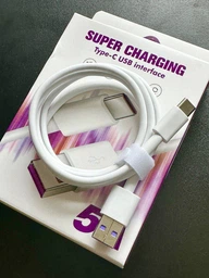 Кабель быстрой зарядки USB - Type C 5A шнур провод шнурок для зарядки телефона смартфона андроид Samsung Xiaomi Realme Google Fast Charging 1м LEXEGO 696920 фото от покупателей 5