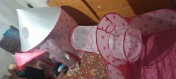 Детская палатка домик с туннелем TOPA Игровая складная палатка для детей фото от покупателей 1