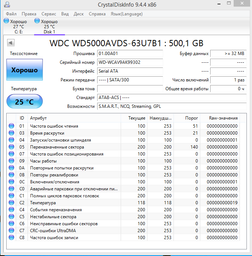 Жорсткий диск для ПК Western Digital AV-GP 500GB 32MB WD5000AVDS 3.5 SATA II (254744)