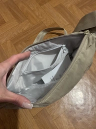 Спортивна сумка кросс-боди через плечо женская тканевая Puma Core Her Shoulder Bag 09093606 Бежевая (4067981508600) фото от покупателей 2