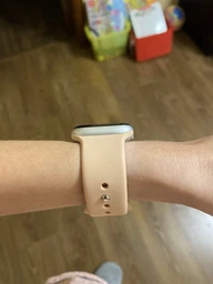 Силіконовий спортивний ремінець Fruct Sport Band для Apple Watch 38/40/41/42 mm (M/L) (17.5-21.5 см) Sky Blue фото від покупців 8