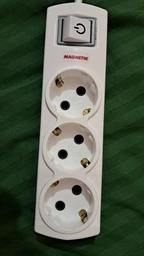 Удлинитель Magnetik с заземлением и включателем 3 розетки 2 м (MAG 3011-22) фото от покупателей 1