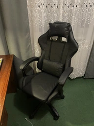 Кресло игровое GAMING CHAIR G-001 цвет черный/черный фото от покупателей 10