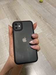 Противоударный чехол для Apple iPhone 11 (6.1") / Epik Metal Buttons / Черный фото от покупателей 1