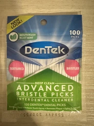 Зубочистки DenTek Глибоке очищення 100 шт. (47701002407) (2.0067)