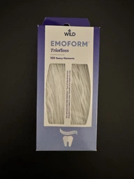 Зубна нитка (суперфлос) Dr. Wild Emoform Triofloss стандартна, високоміцна 100 шт (7611841137508)