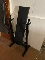 Скамья для жима со стойками та брусья Белая А414 Hardcore GYM фото от покупателей 2