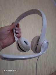 Навушники Logitech Headset H390 USB Rose (981-001281) фото від покупців 4
