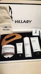 Подарочный набор шелкового ухода за телом с деревянным скребком Hillary Perfect Silk Body Care + Gua Sha: Кремовый скраб-антистресс + Крем-гель для душа + Крем для рук и ногтей + Увлажняющий лосьон-бустер M-11-382 фото от покупателей 8