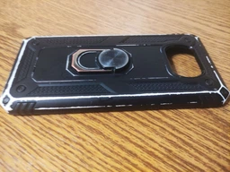 Чехол Shield для Xiaomi Poco X3 / X3 Pro бампер противоударный с подставкой&nbsp;Black фото от покупателей 1