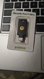 Ключ безопасности Security Key C NFC, USB-C, Yubico Черный (YubiKeyC-nai) фото от покупателей 1